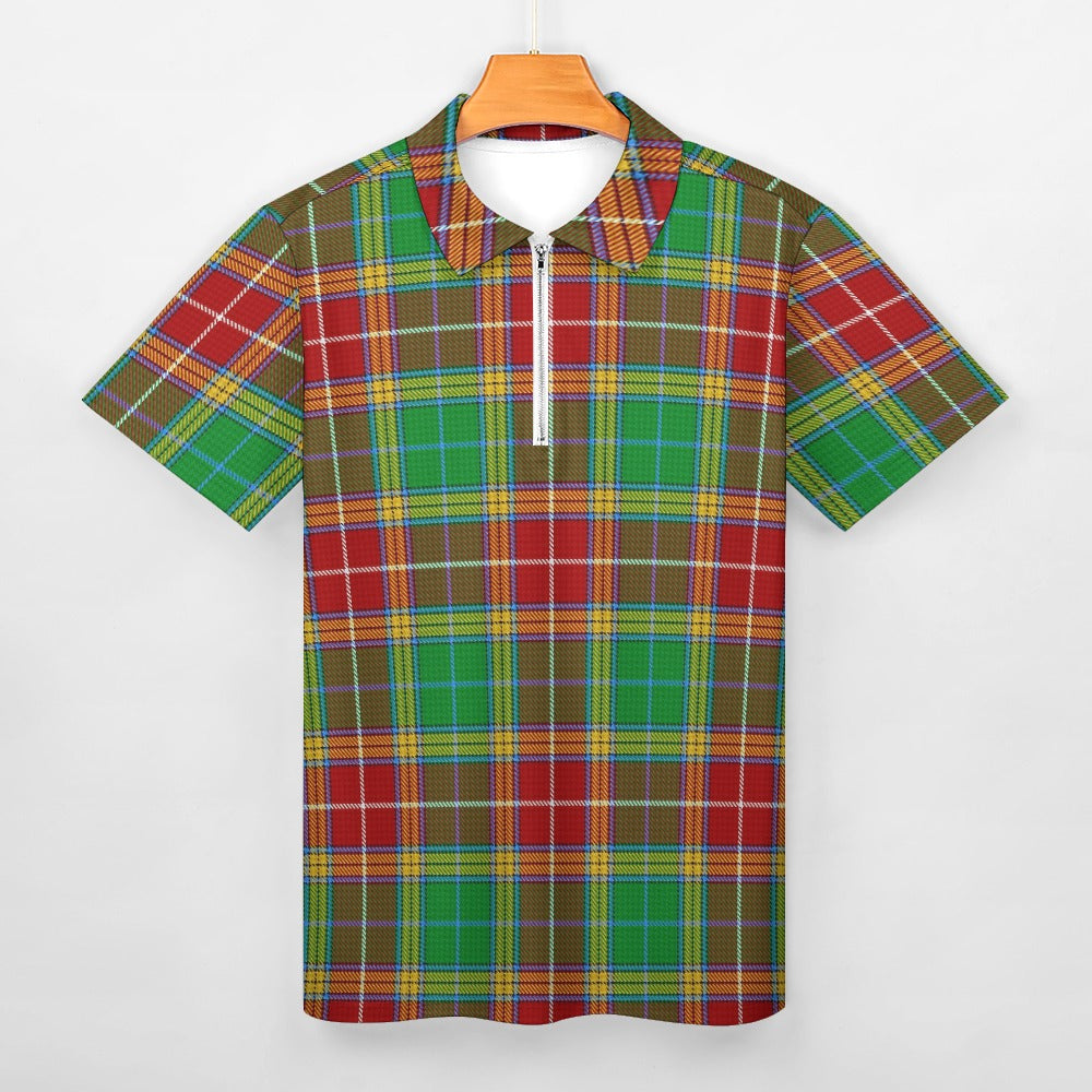 Clan Baxter Tartan Short sleeve polo shirt