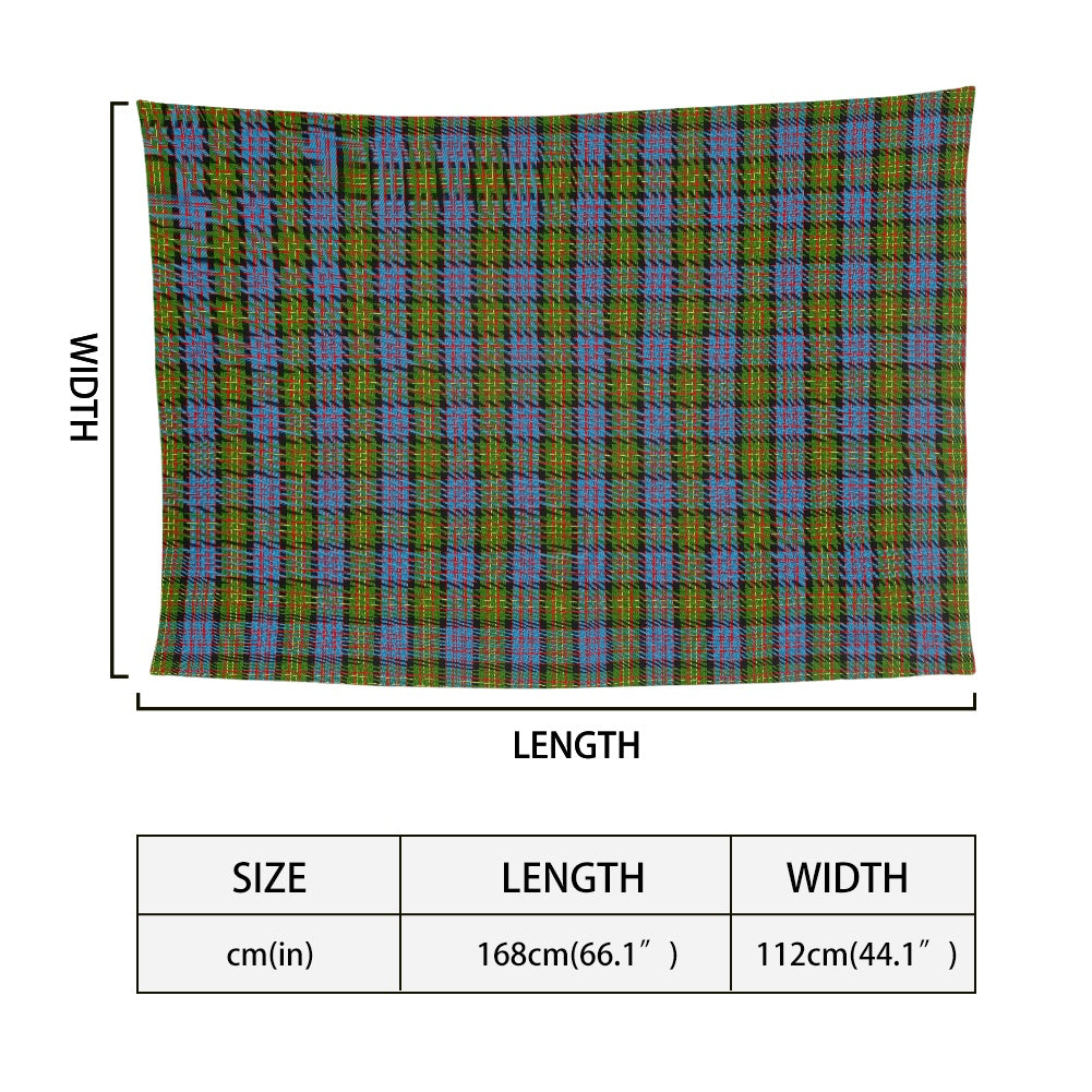 Clan Bowie Tartan Chiffon Scarf