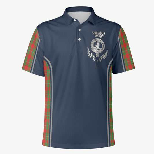 Clan MacGregor Crest & Tartan Polo Shirt