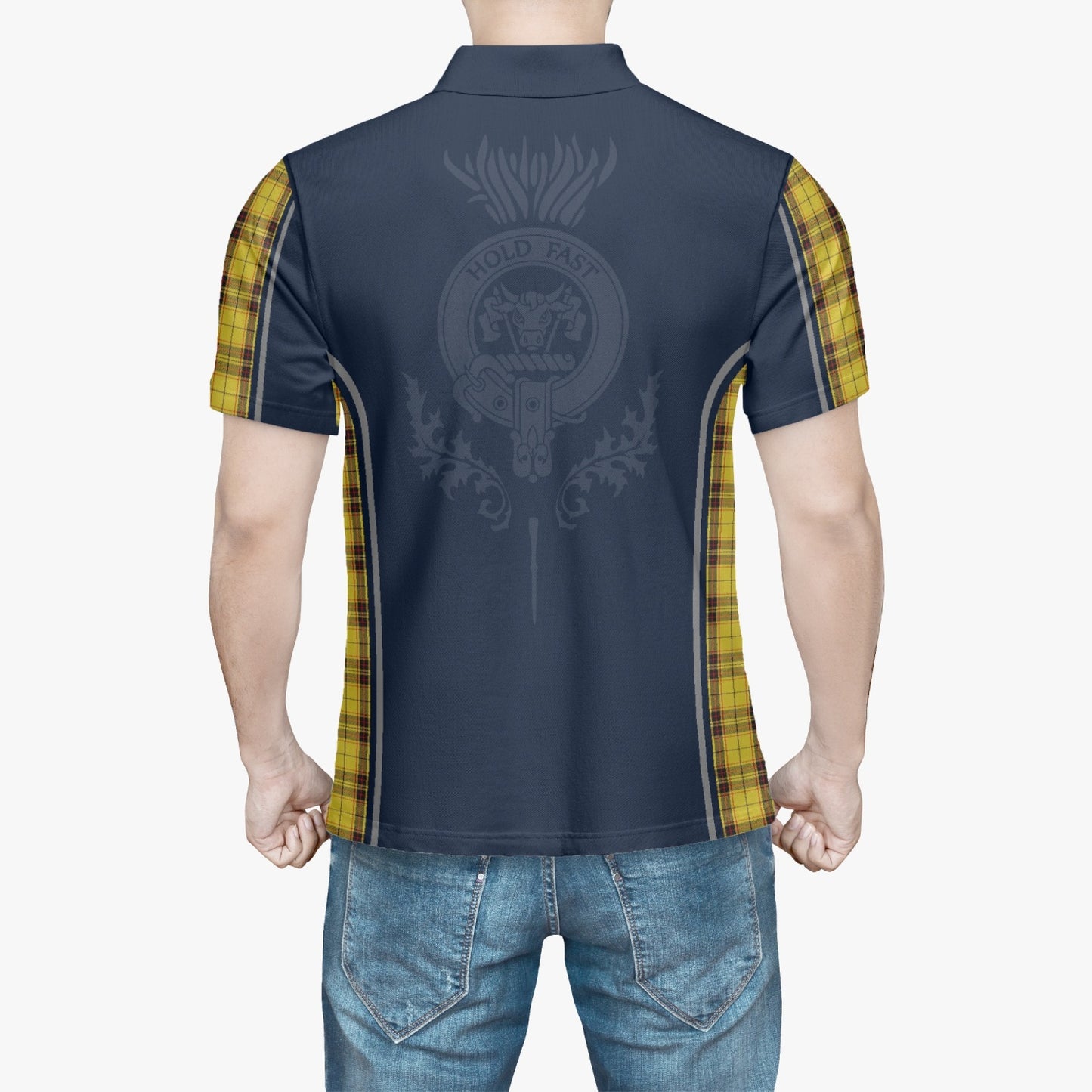 Clan MacLeod Crest & Tartan Polo Shirt