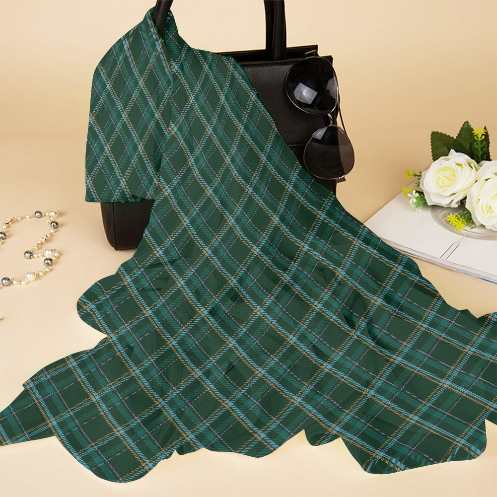 Heartfelt Welcome Tartan Chiffon Scarf