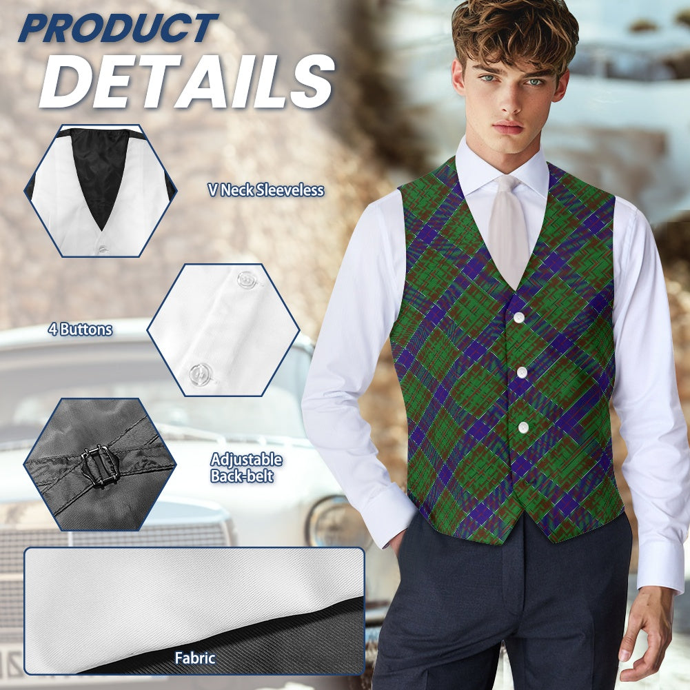 Clan Adams Tartan Suit vest jacket