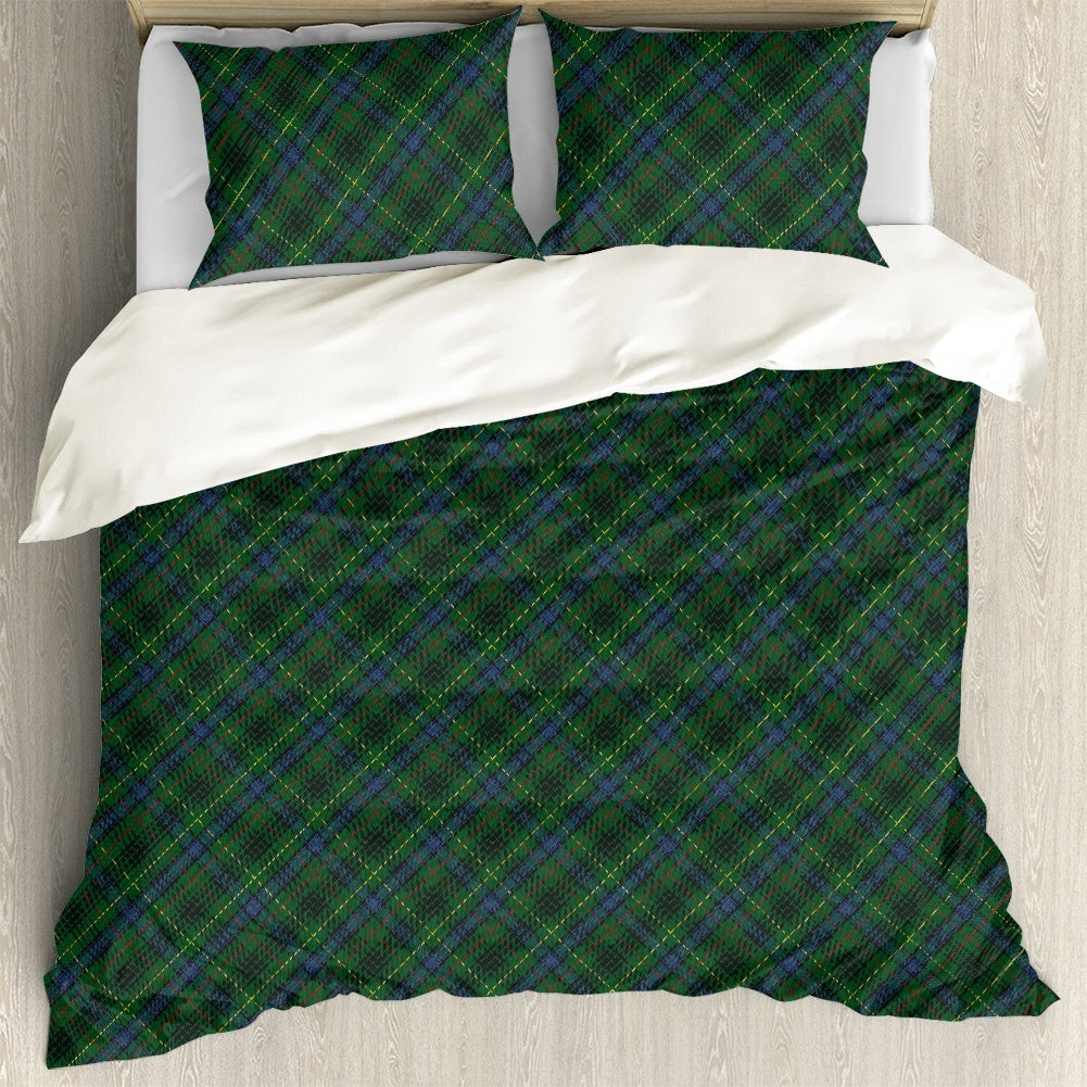 Clan Stewart Hunting Tartan Duvet Cover