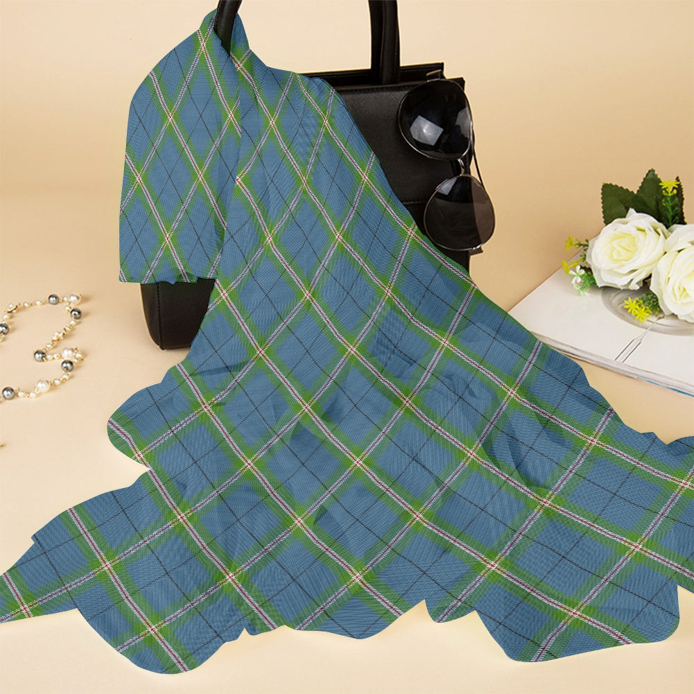 Clan Clelland Tartan Bias Chiffon Scarf