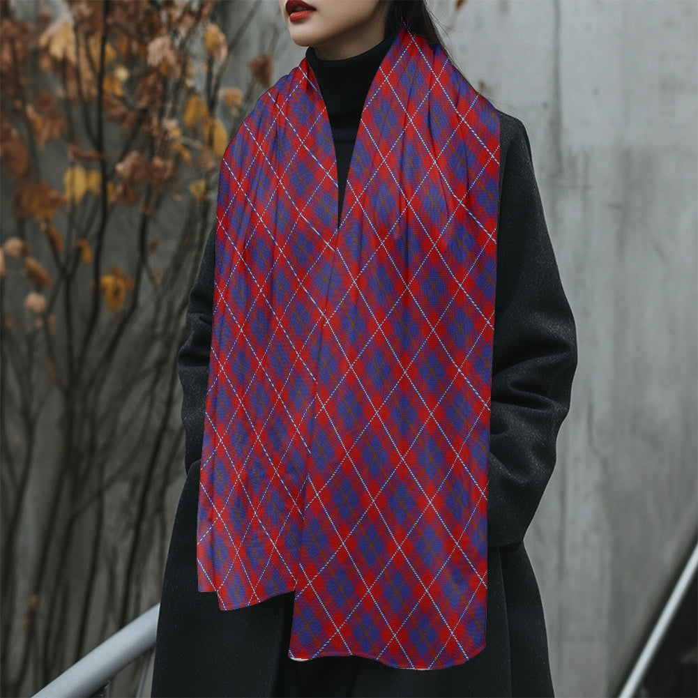 Clan Pringle Tartan Fluffy scarf