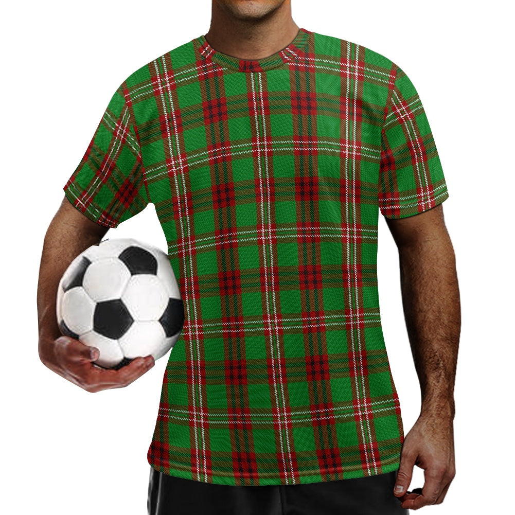 Clan MacCall Tartan Football Shirt white