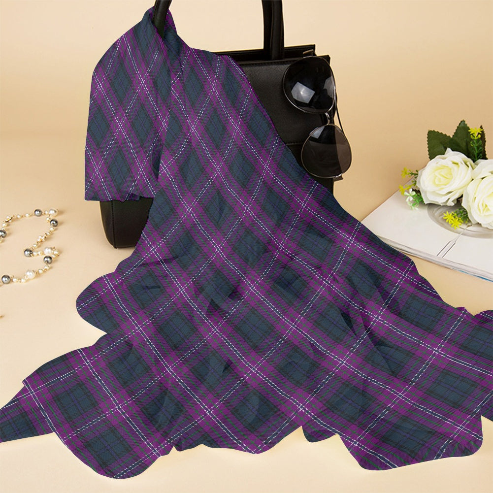 Scotland Forever Tartan Bias Chiffon Scarf