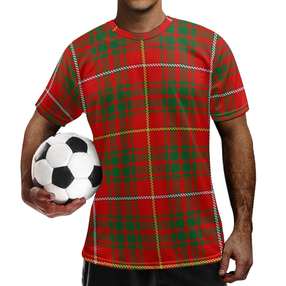 Clan Bruce Tartan Football Shirt