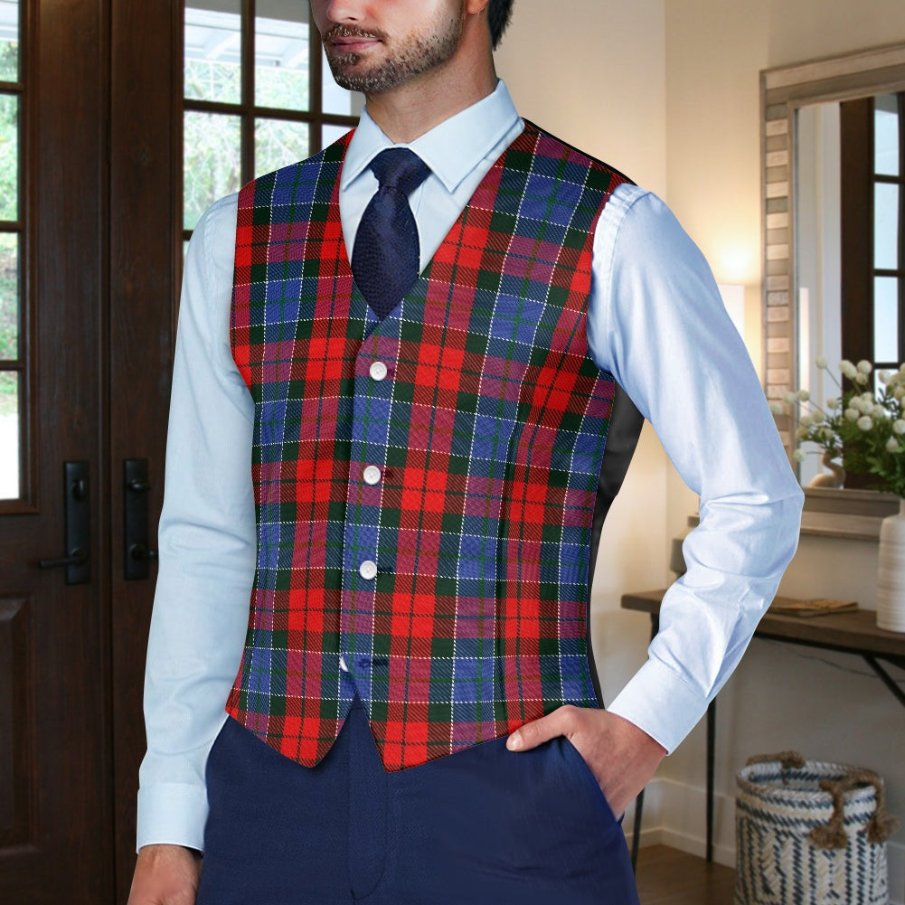 Clan Paterson Red Tartan Waistcoat
