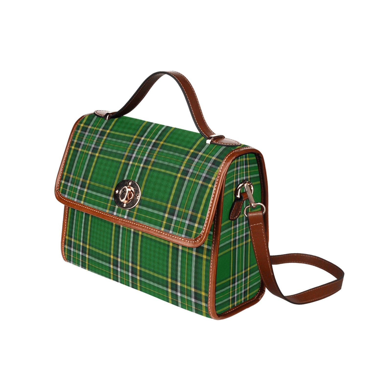 Irish National Tartan Canvas Handbag