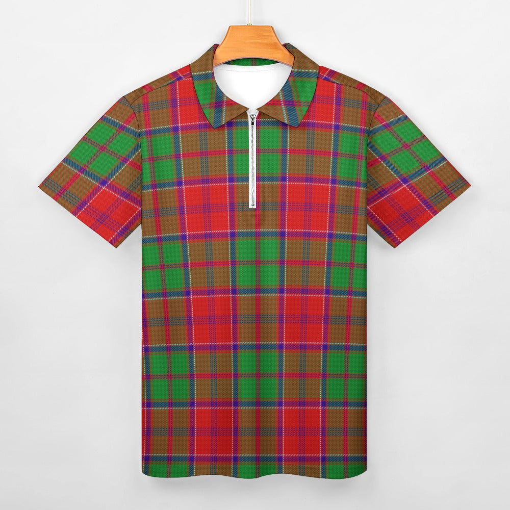 Clan Grant Tartan Short sleeve polo shirt