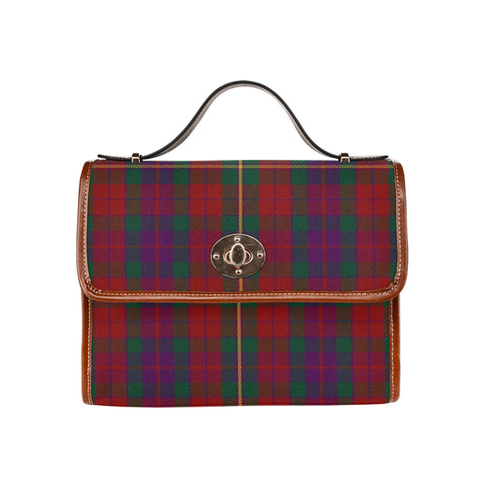 Irish County Clare Tartan Canvas Handbag