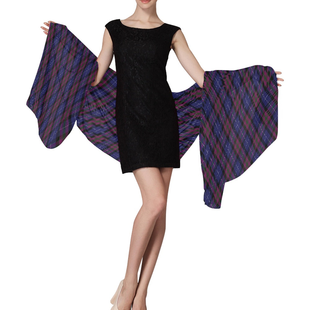 Pride of Scotland Tartan Bias Chiffon Scarf