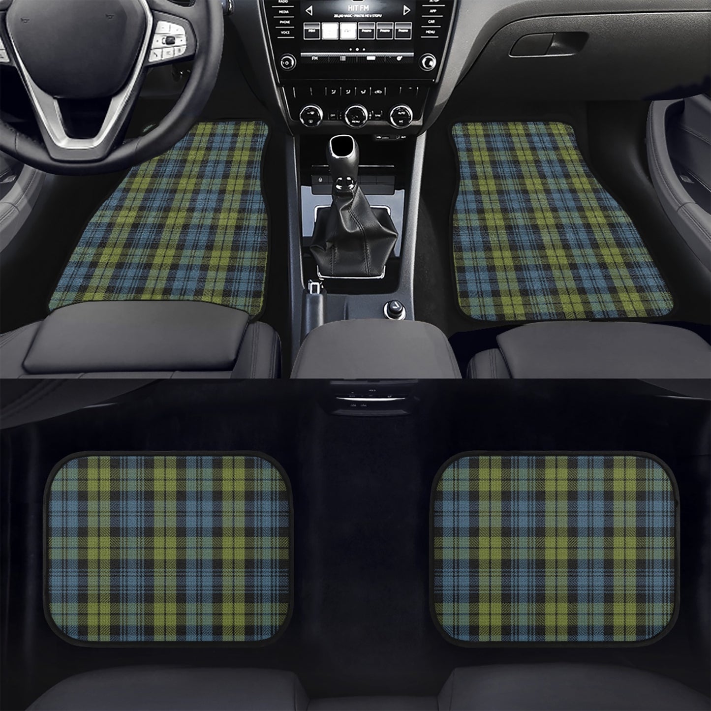 Clan Campbell Car Floor Mats - 4Pcs