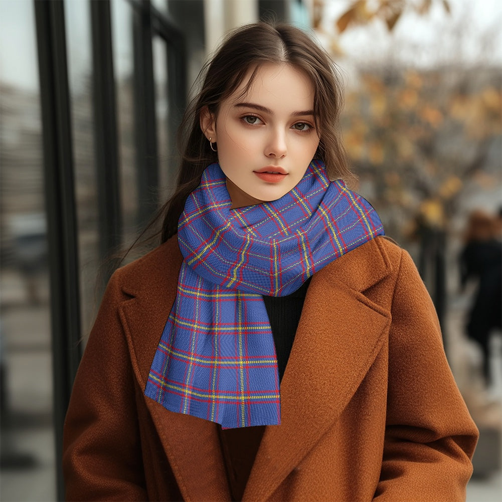 Clan MacLaine Tartan Fluffy scarf