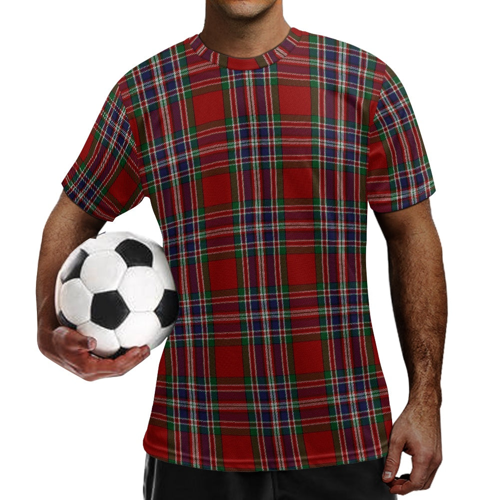 Clan MacFarlane Tartan Football Shirt white