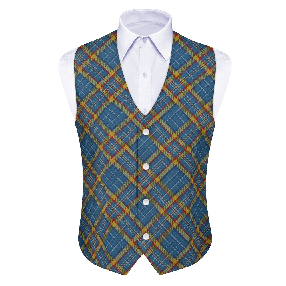 Clan Healy Tartan Bias Suit vest jacket