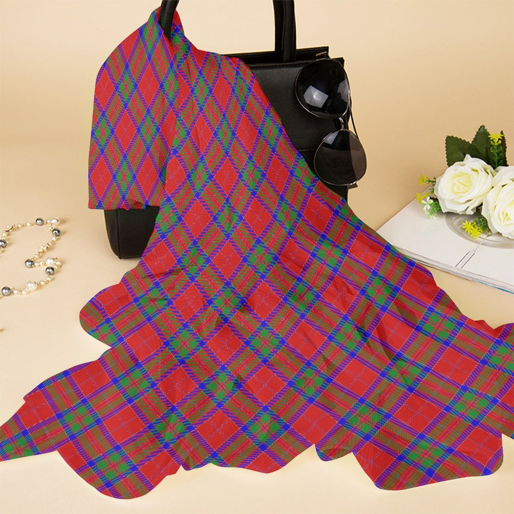 Clan MacGillivray Tartan Bias Chiffon Scarf