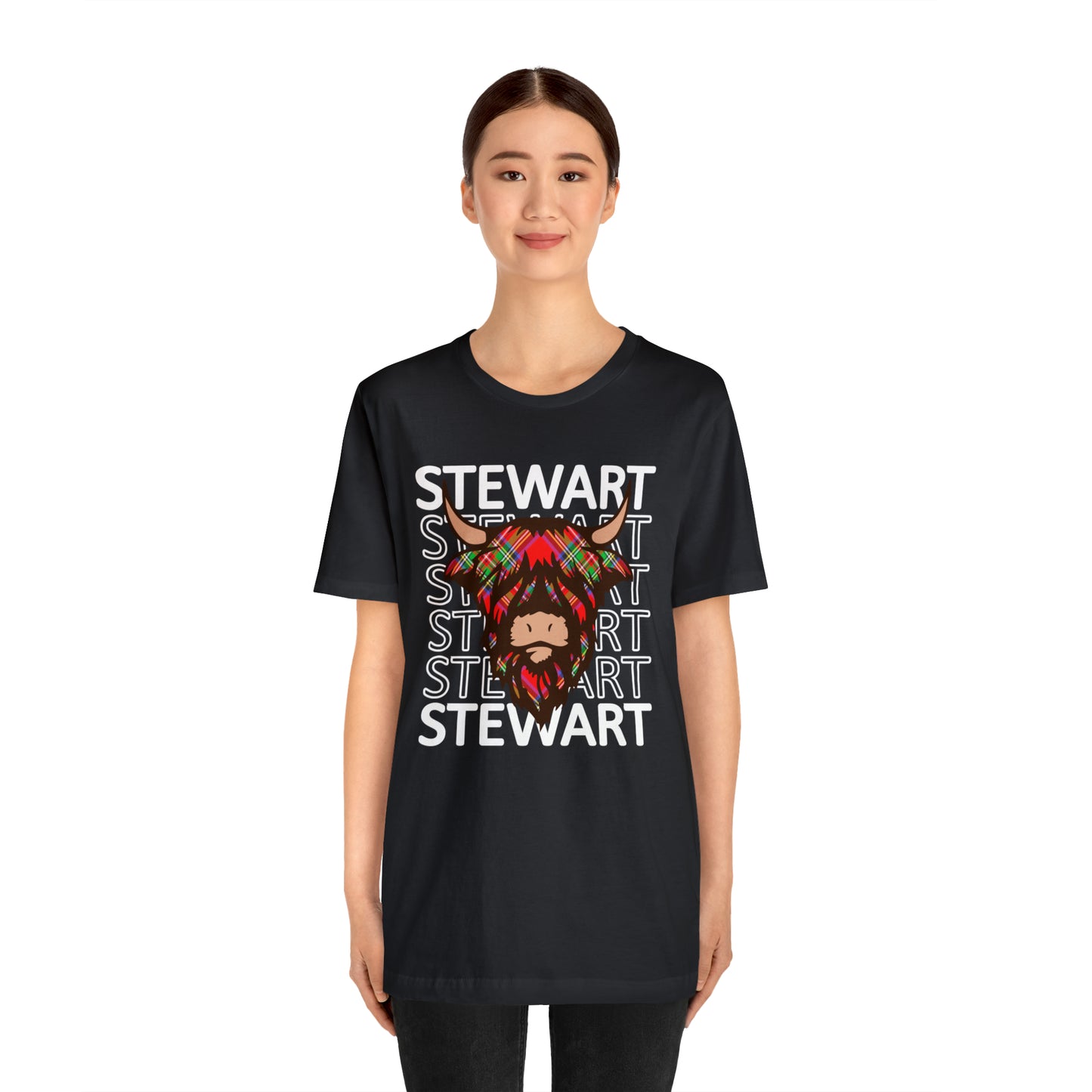 Clan Stewart | Hairy Coo | Unisex T-Shirt