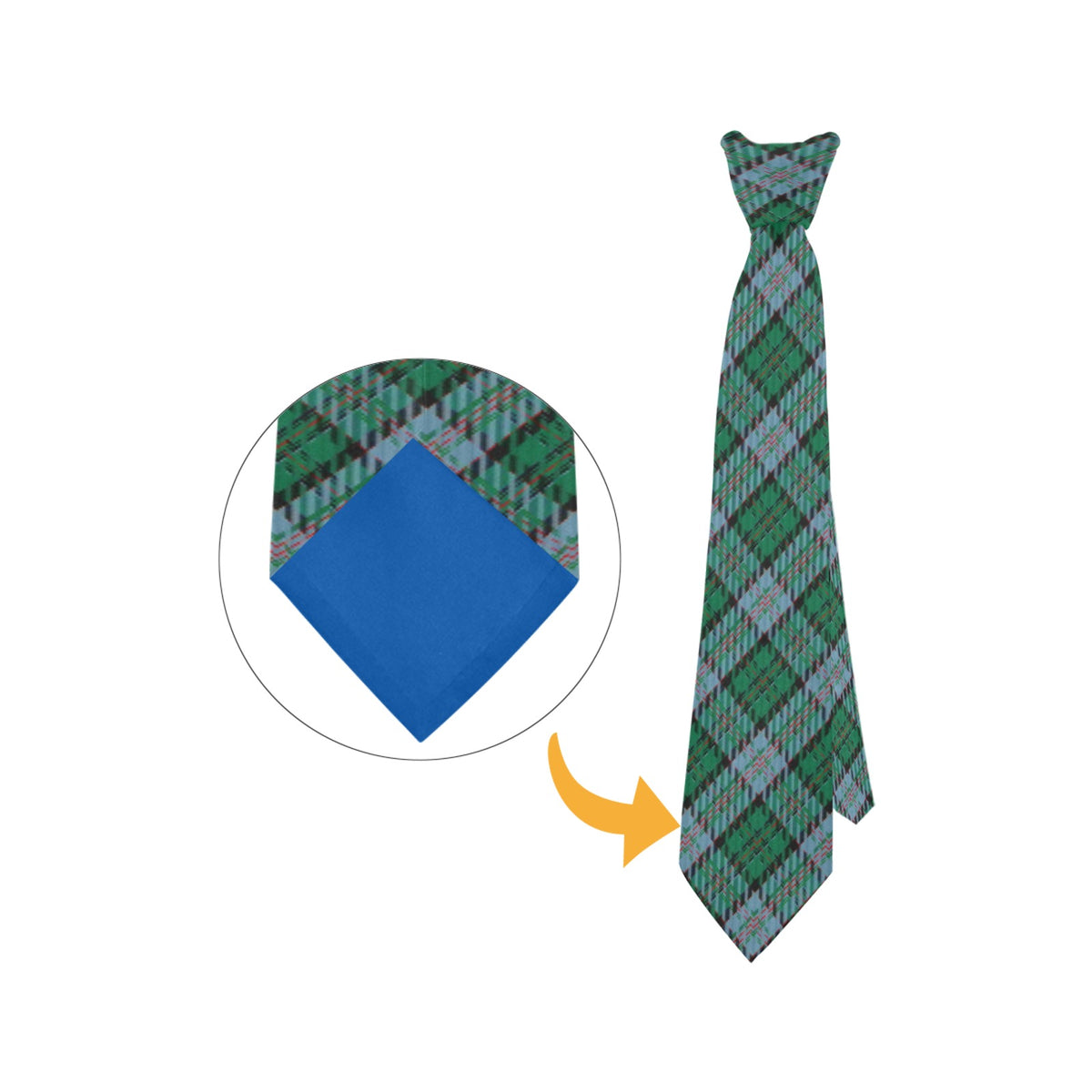 Irish Province Munster Tartan Necktie