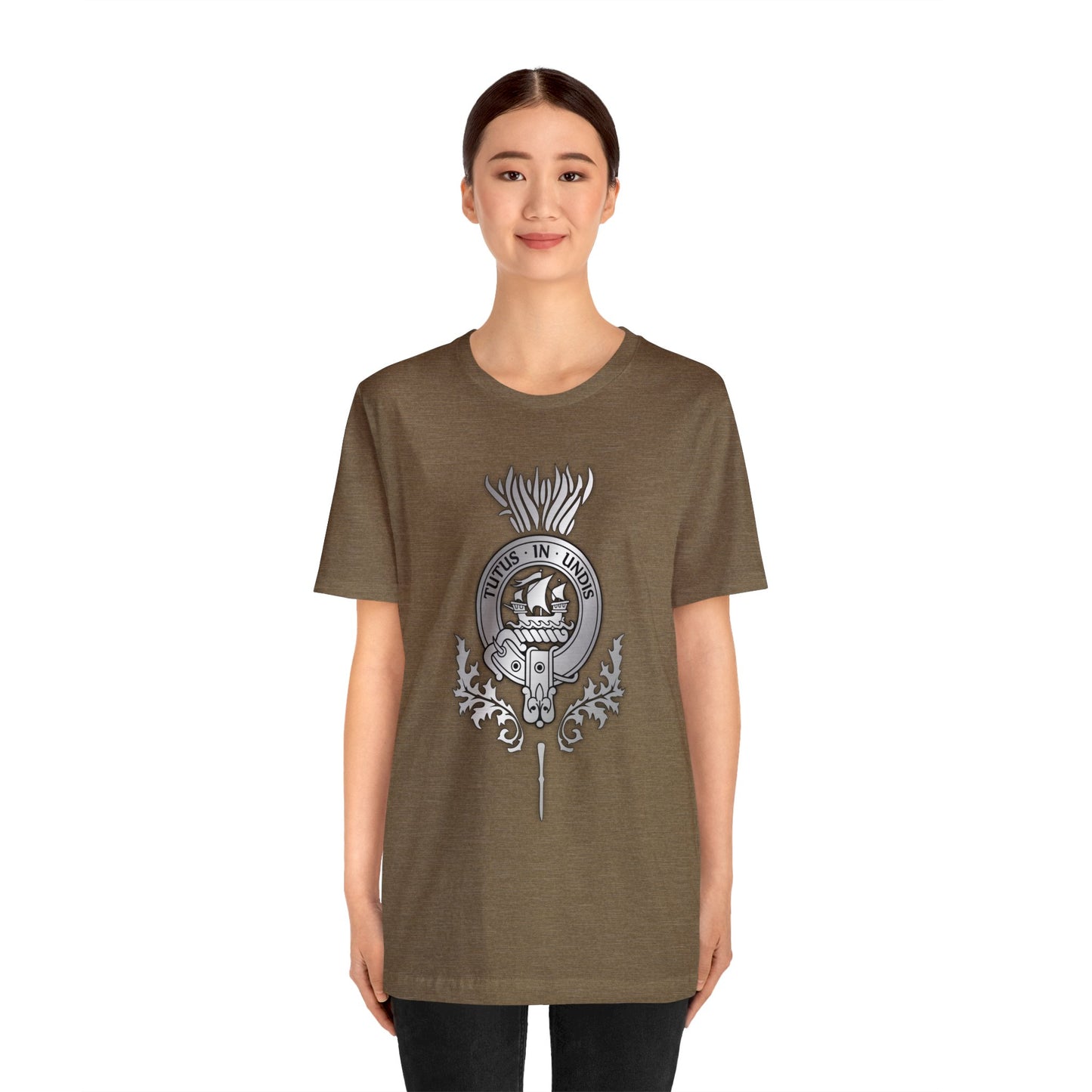 Clan Wood Crest & Thistle | Unisex T-Shirt