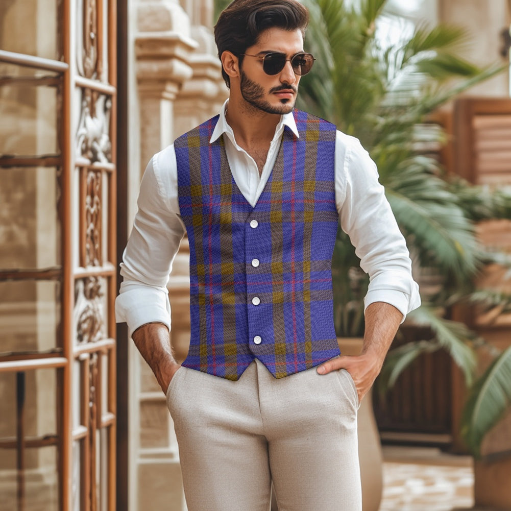 Clan Elliott Tartan Suit vest jacket