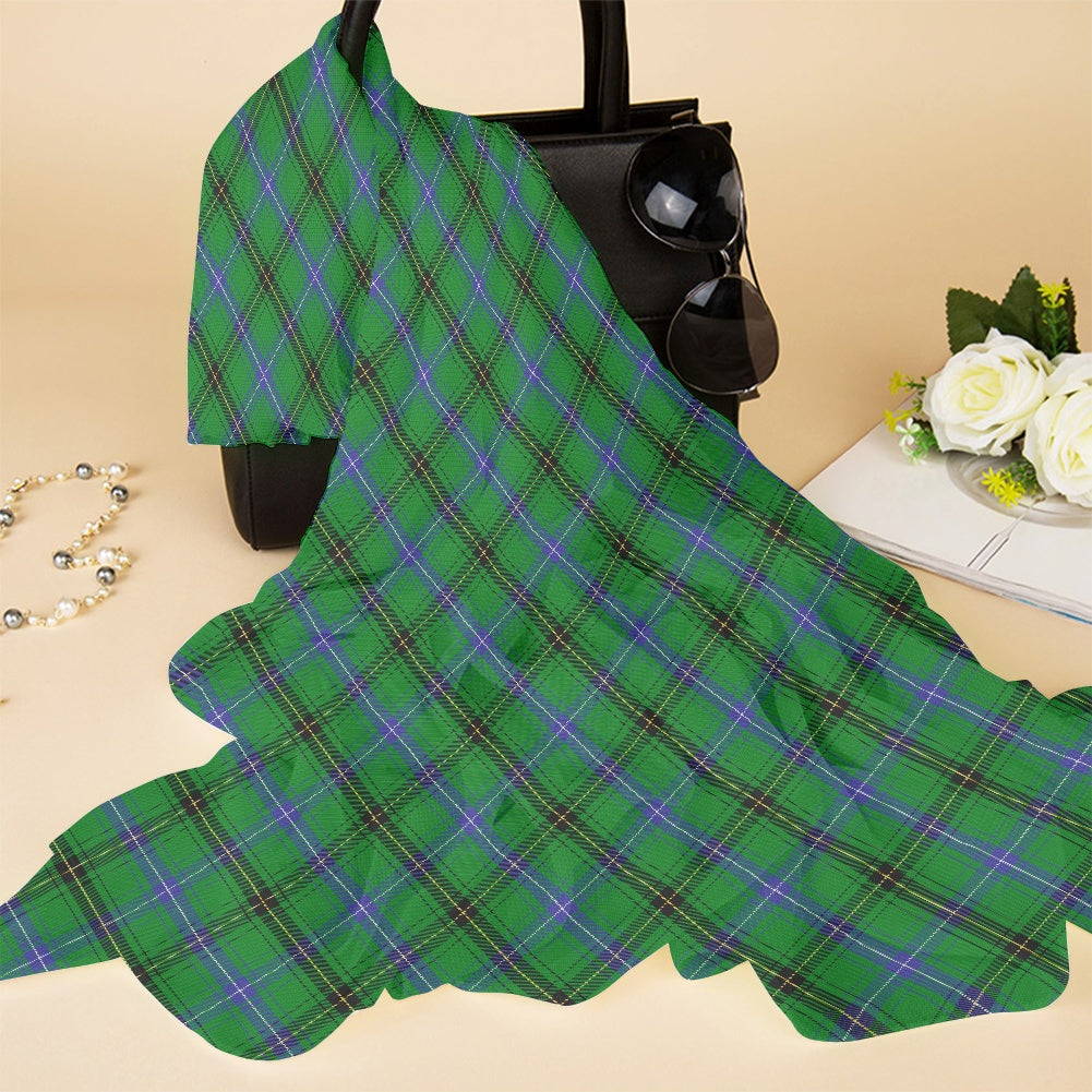 Clan Henderson Tartan Bias Chiffon Scarf