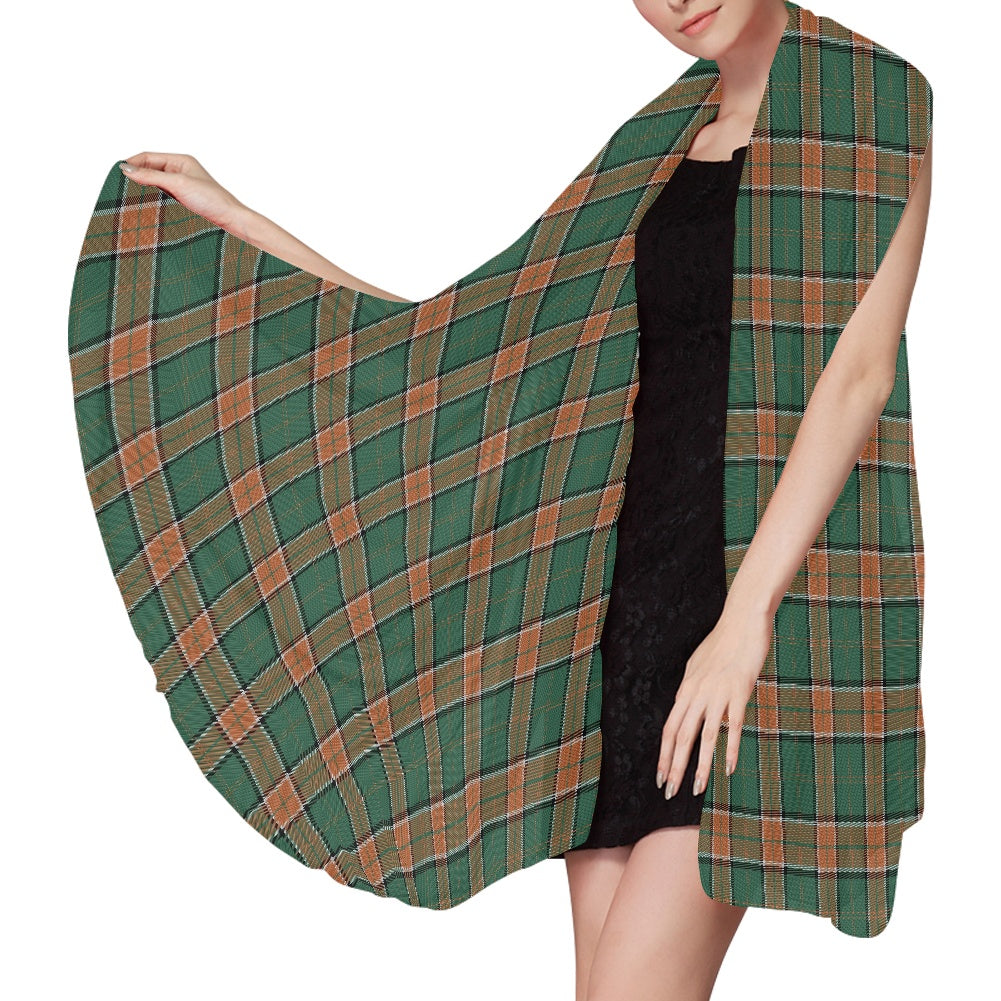 Clan Pollock Tartan Chiffon Scarf