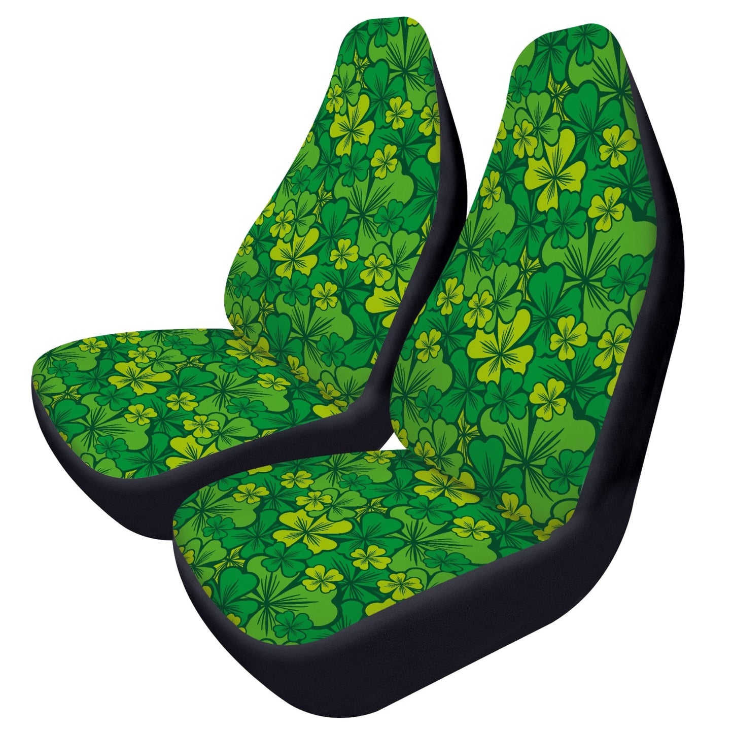 Irish Shamrock Car Seat Covers - 2Pcs