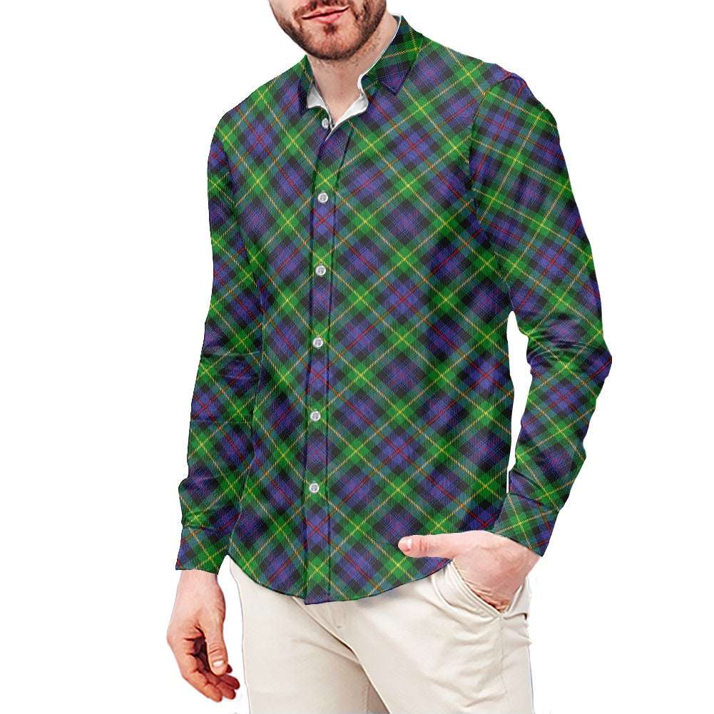Clan Farquharson Tartan long-sleeved shirt