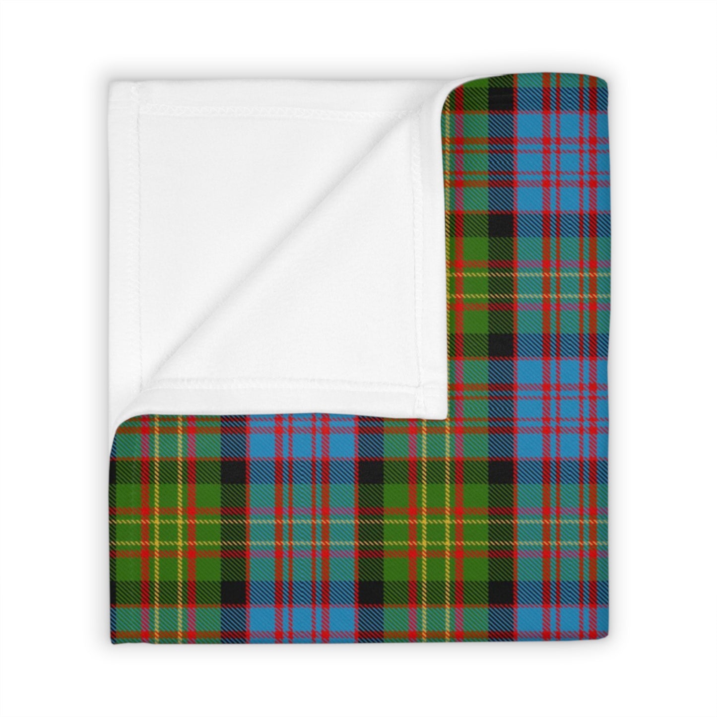 Clan Bowie Tartan Throw Blanket