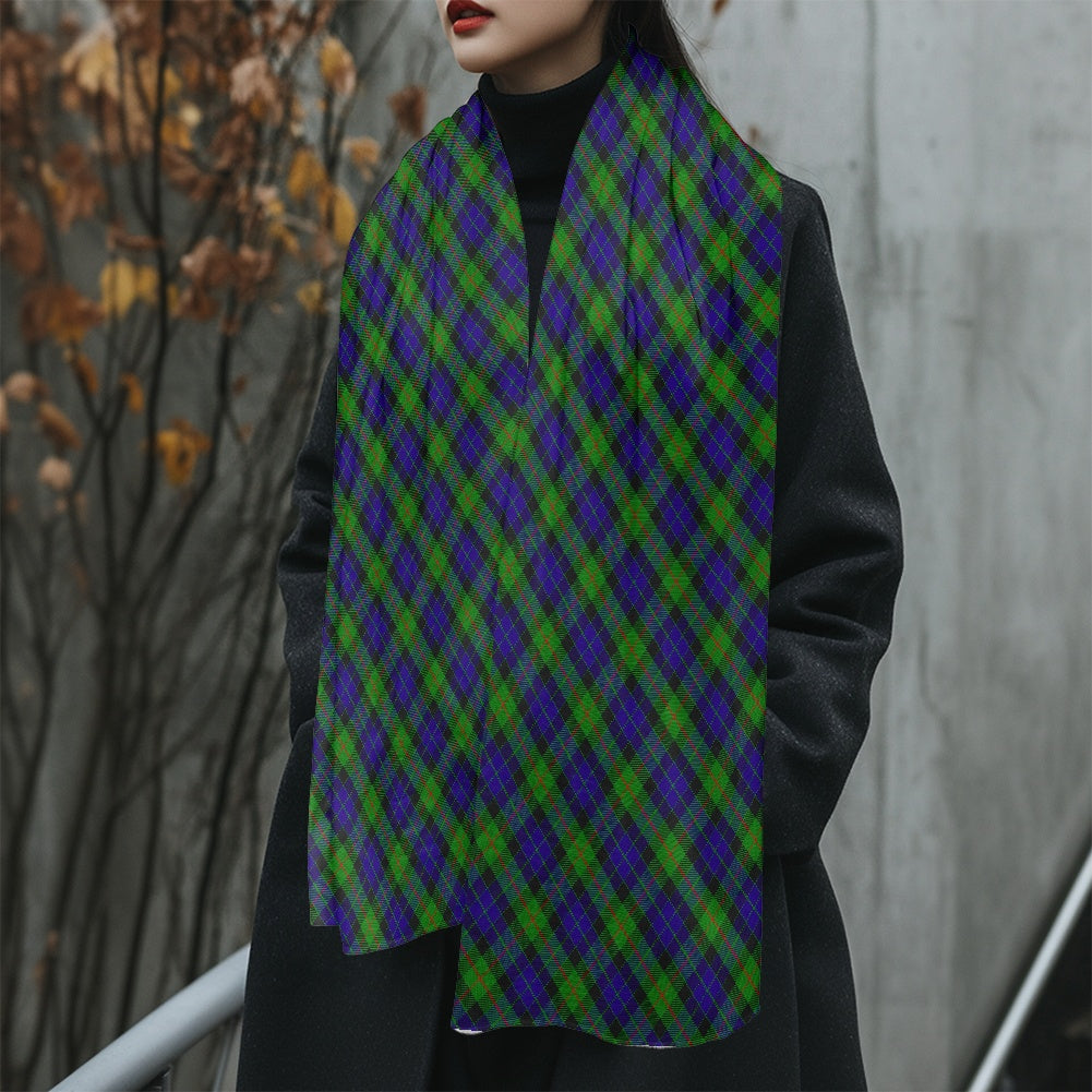 Clan Gunn Tartan Fluffy scarf