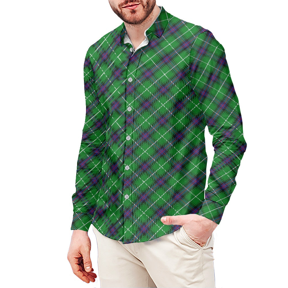 Clan MacDonald of the Isles Tartan Men's long-sleeved shirt
