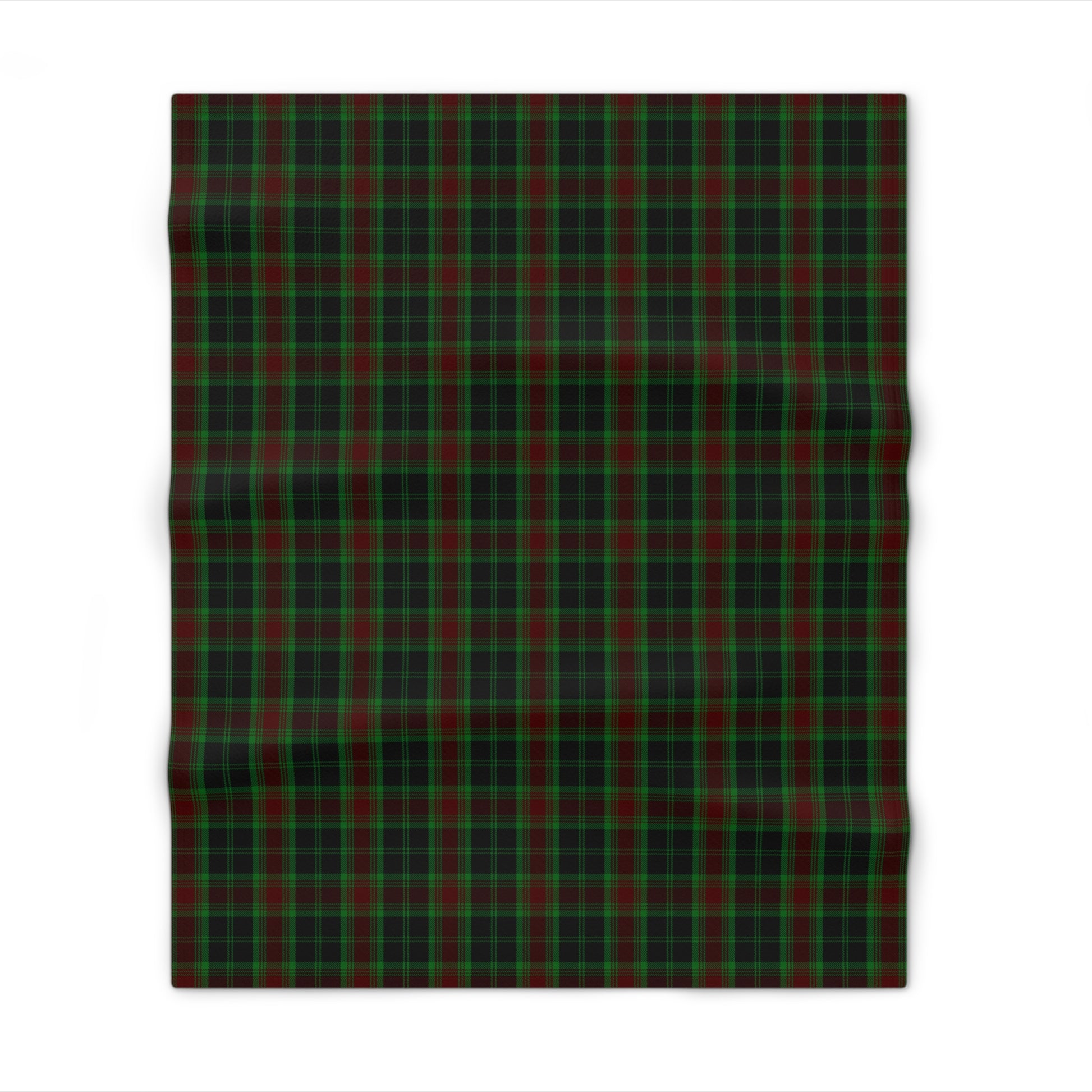 Irish County Carlow Tartan Throw Blanket