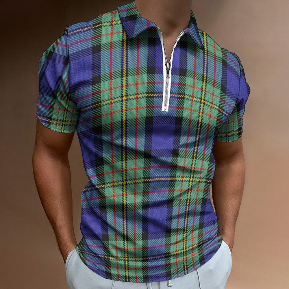 Clan MacLaren Tartan Short sleeve polo shirt