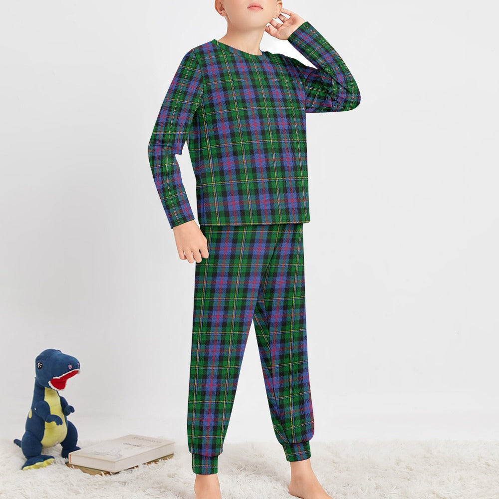 Clan Malcolm Tartan Boy's Pajama suit