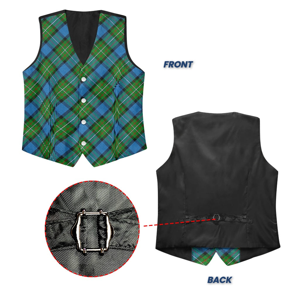 Clan Fergusson Tartan Bias Suit vest jacket