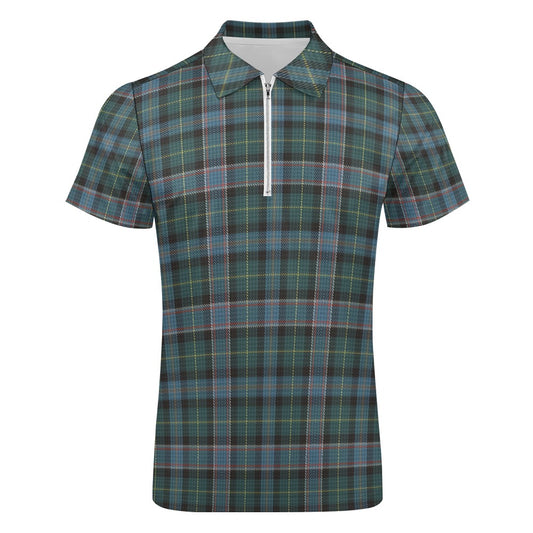 US State - Wisconsin Tartan Short sleeve polo shirt