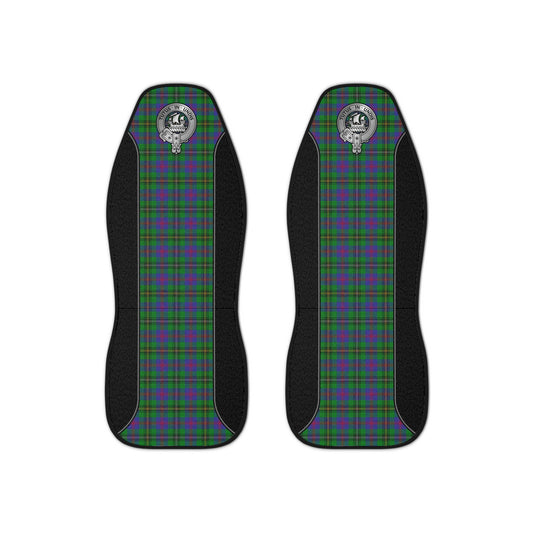 Clan Wood Crest & Tartan Car Seat Covers