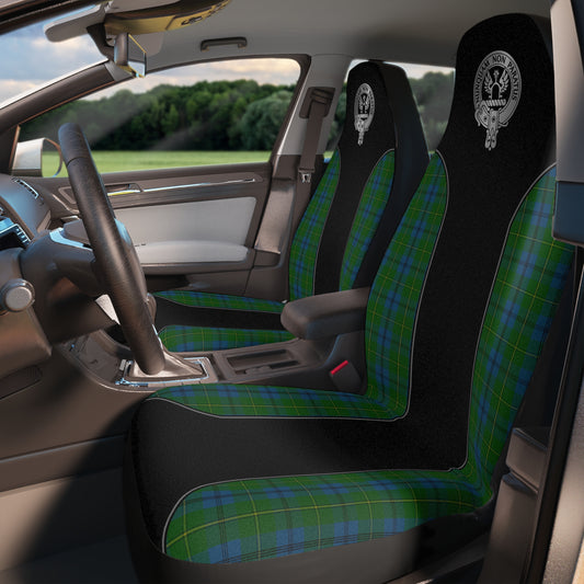 Clan Johnstone Crest & Tartan Car Seat Covers