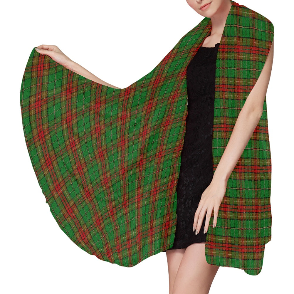 Irish County Cavan Tartan Chiffon Scarf