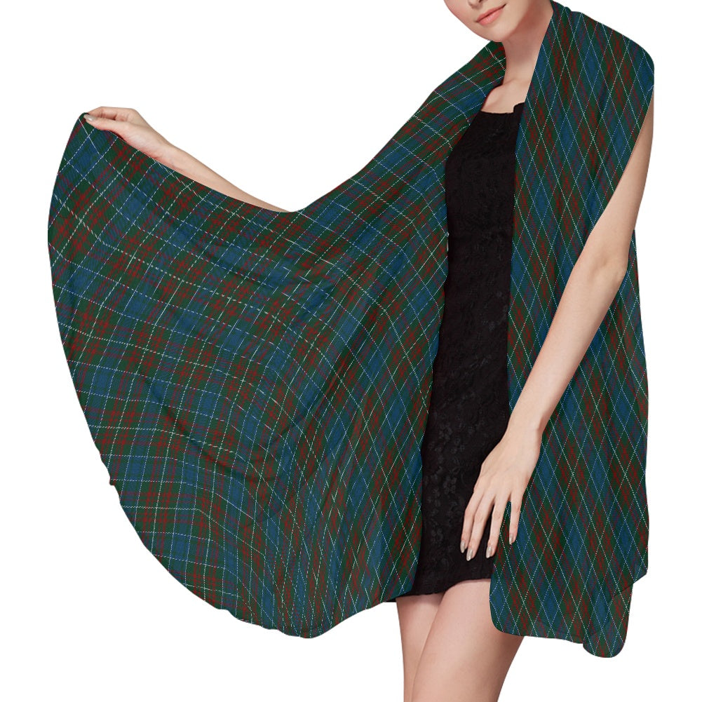 Clan MacConnell Tartan Bias Chiffon Scarf