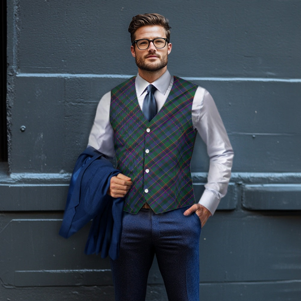Fourth Fold Tartan Suit vest jacket