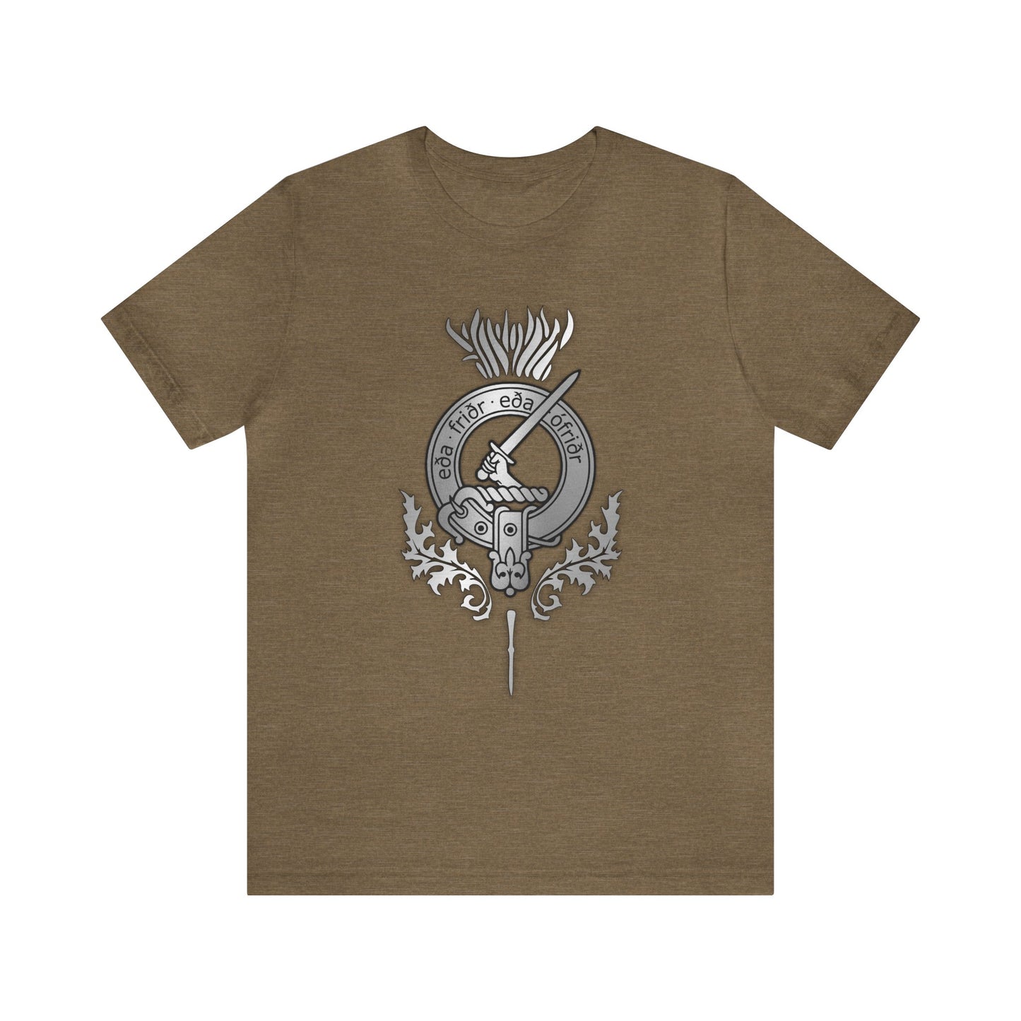 Clan Gunn Crest & Thistle | Unisex T-Shirt