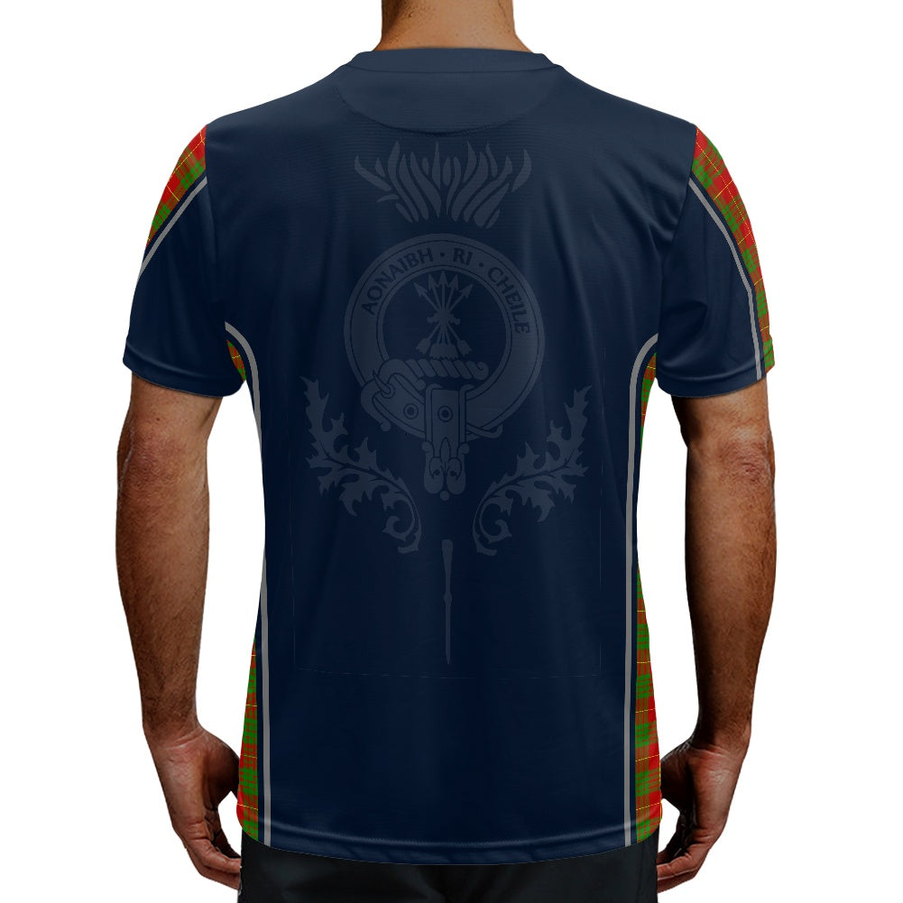 Clan Cameron Crest & Tartan Football Shirt