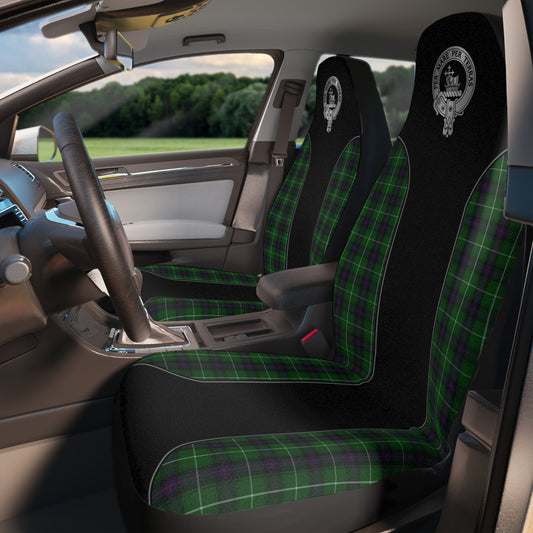 Clan MacDonald Crest & Tartan Car Seat Covers
