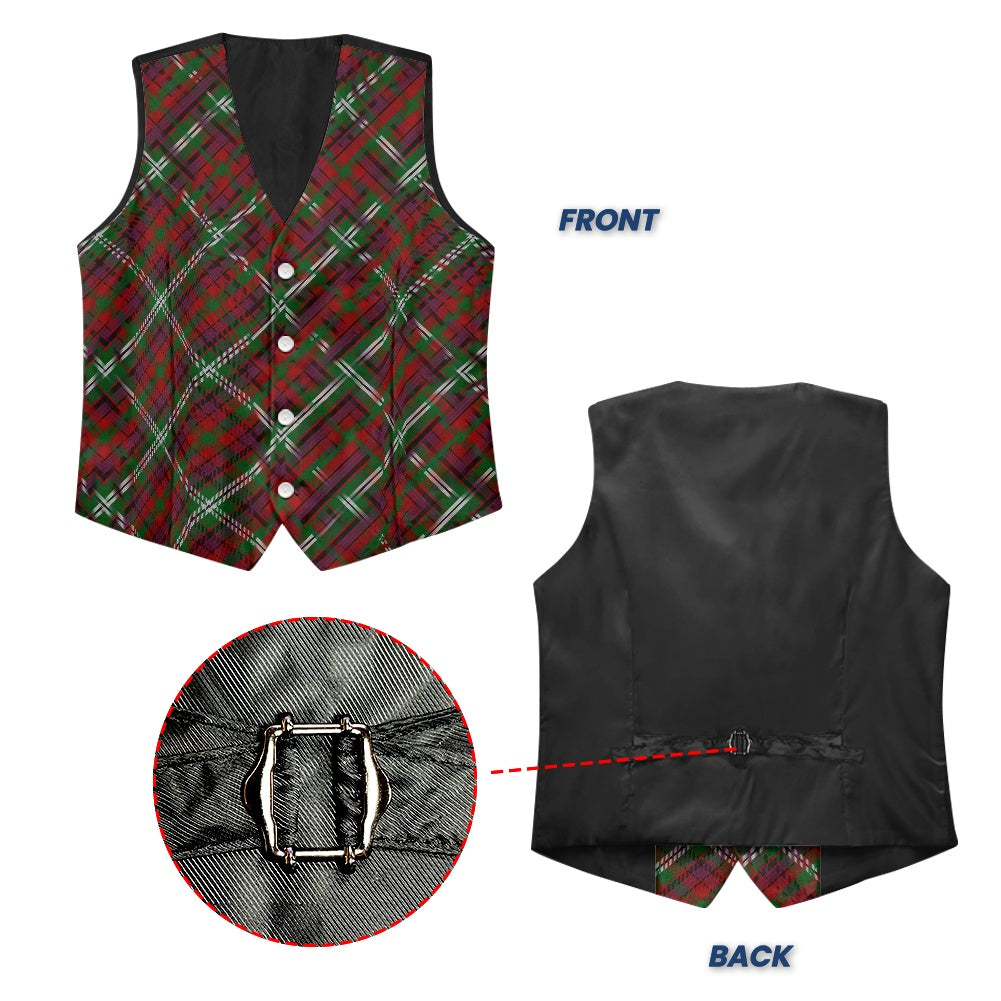 Clan Maguire Tartan Bias Suit vest jacket