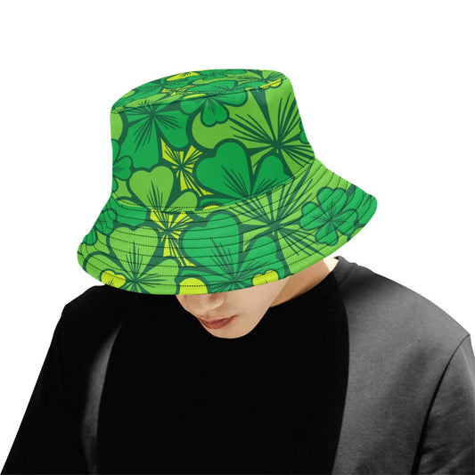 Irish Shamrock Bucket Hat