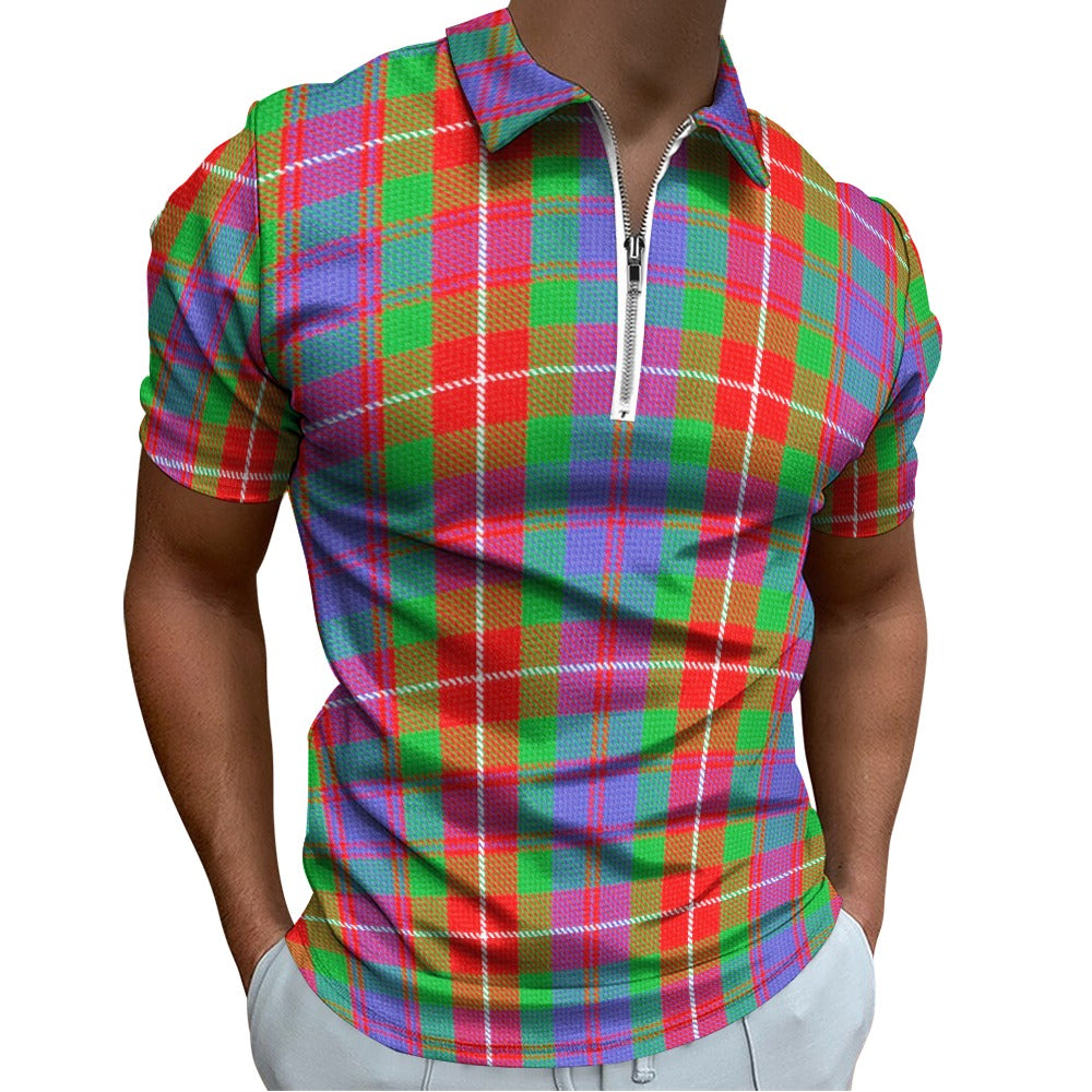 Clan Fraser of Lovat Tartan Short sleeve polo shirt