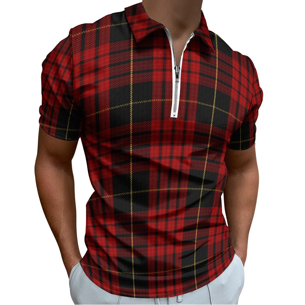 Clan MacQueen Tartan Short sleeve polo shirt